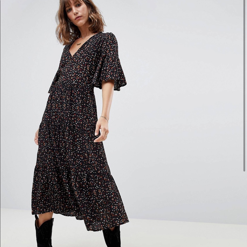 Faithfull the Brand Melia Midi Dress (XS)
